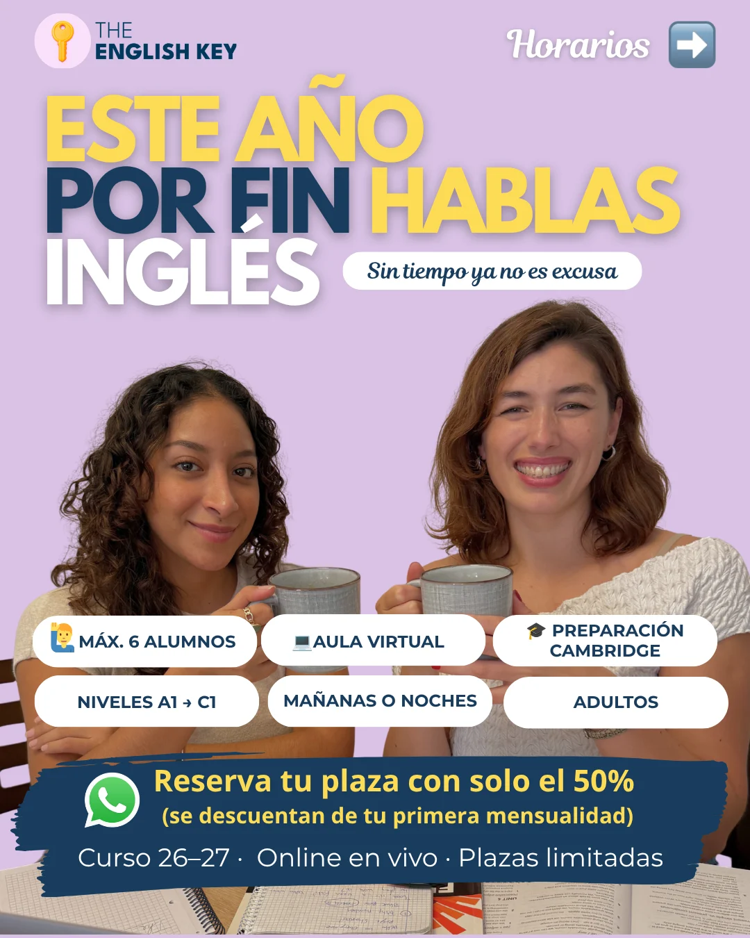 Clases inglés adultos curso 26-27